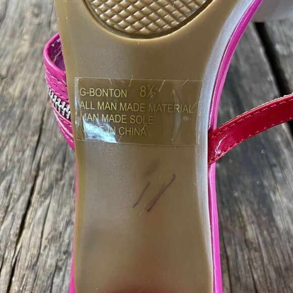 Madden Girl Pink Sandals Size 8.5 - Picture 8 of 8